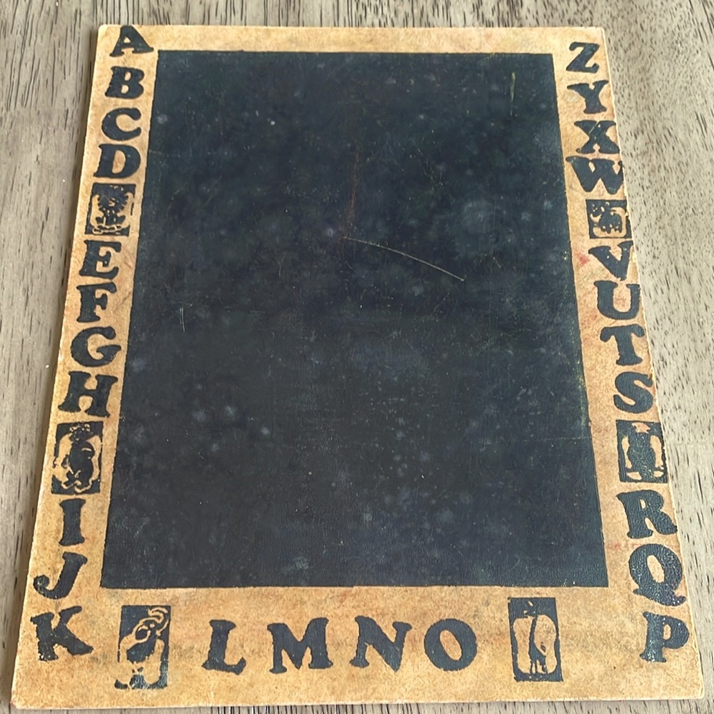 Vintage ABC Children’s Alphabet Chalkboard